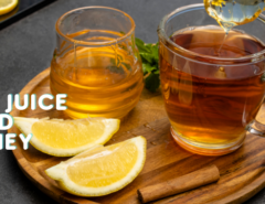 Lemon juice and honey for cough