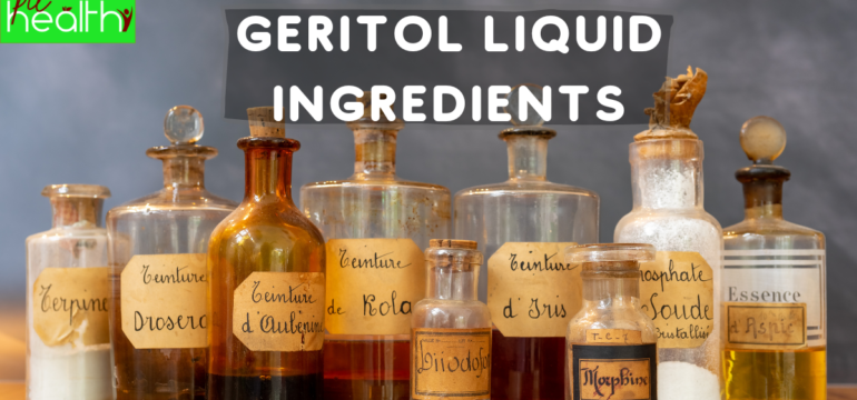 Geritol Liquid Ingredients
