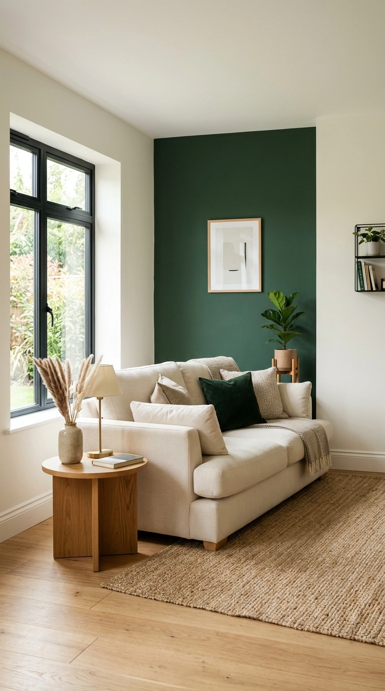 001 Paint An Accent Wall A living room with one wall p