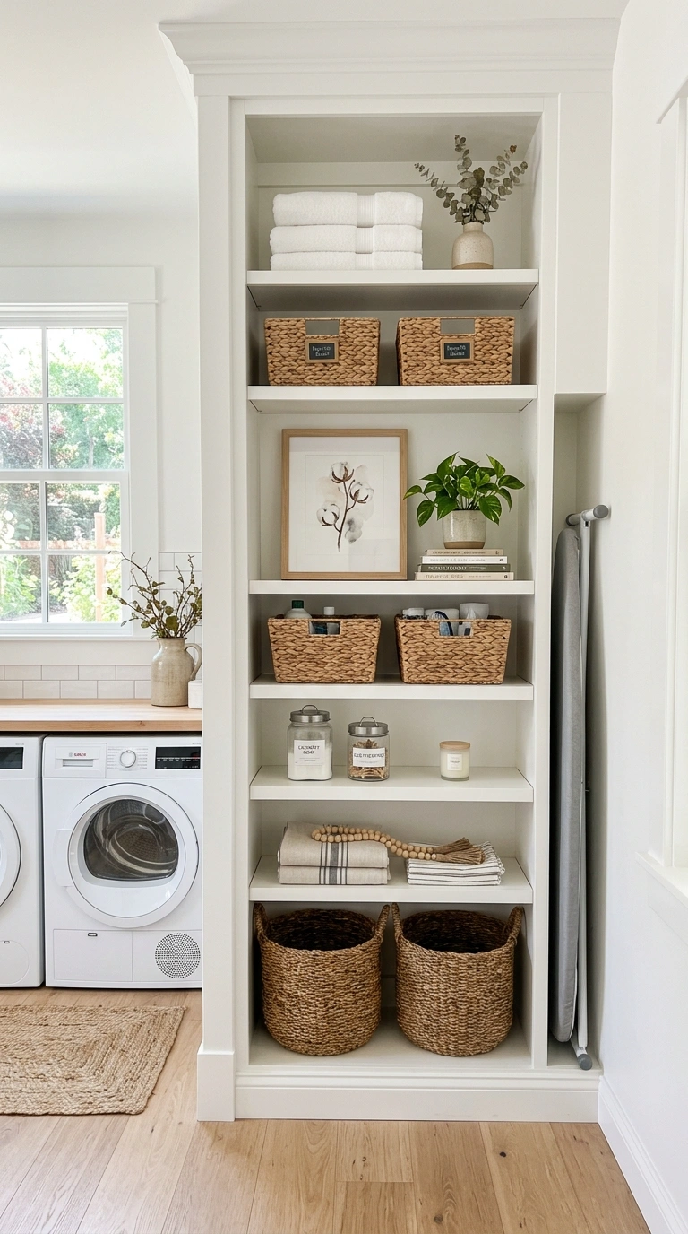 004 Built In Shelf Nook A built in floor to ceiling sh