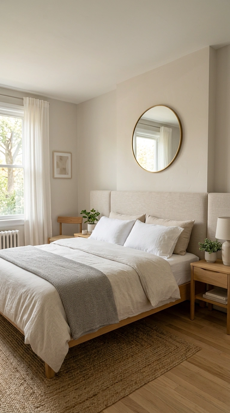 19 Ways to Give Your Guest Bedroom a Boutique-Hotel Touch 5 004 Statement Headboard Wall A wide upholstered linen