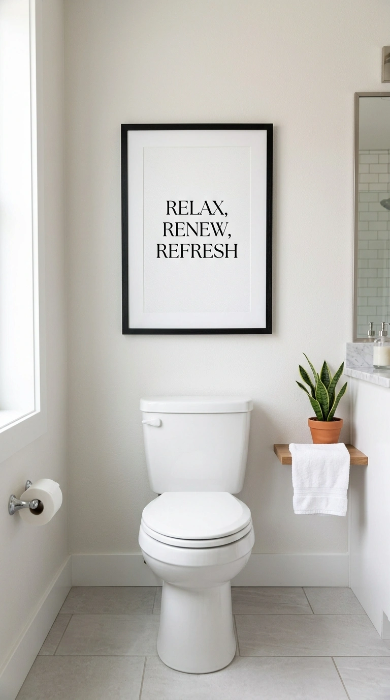 016 Framed Word Art A single black framed piece of sim
