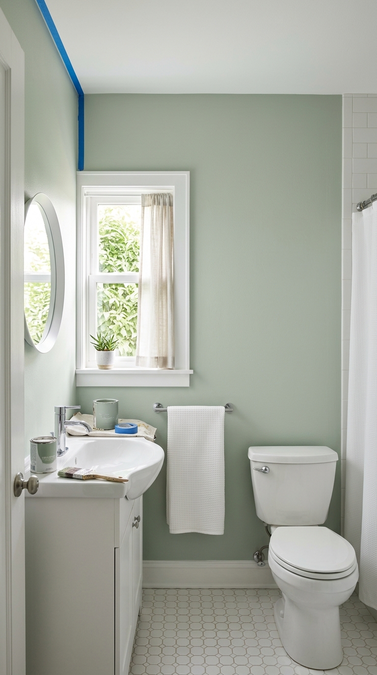 001 Paint Refresh Fast A bathroom with freshly painted 1
