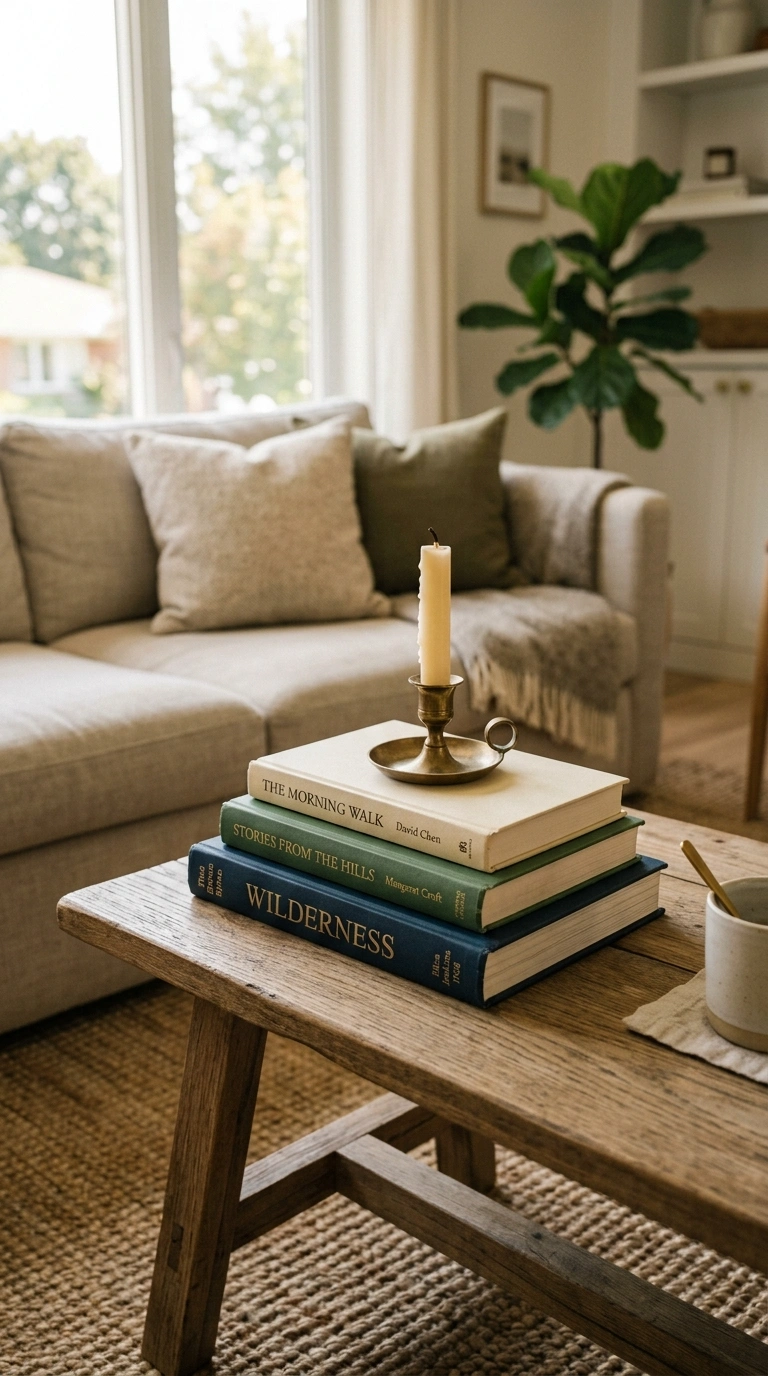 002 Stack Real Books Three hardcover books stacked lar