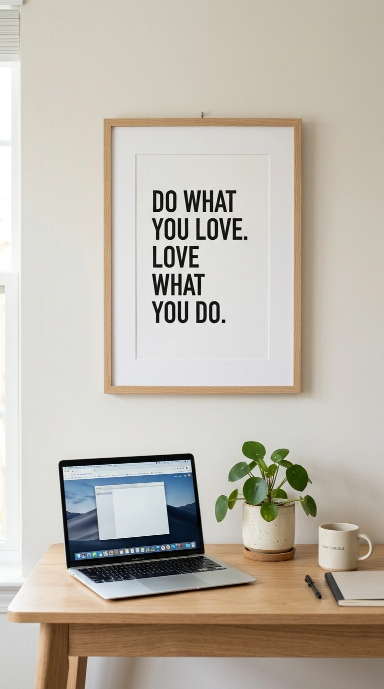 005 Framed Motivational Prints A single framed print w