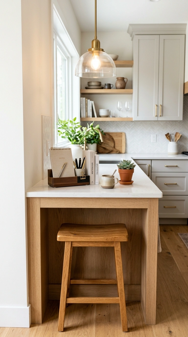 13 Cozy Office Corners for Small Homes 7 006 Kitchen Counter Corner The end of a kitchen counte