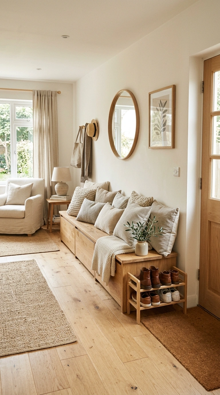 Small Living Room Layouts That Actually Work (22 Ideas) 9 008 Multi Purpose Bench Seating A small living room wi 2