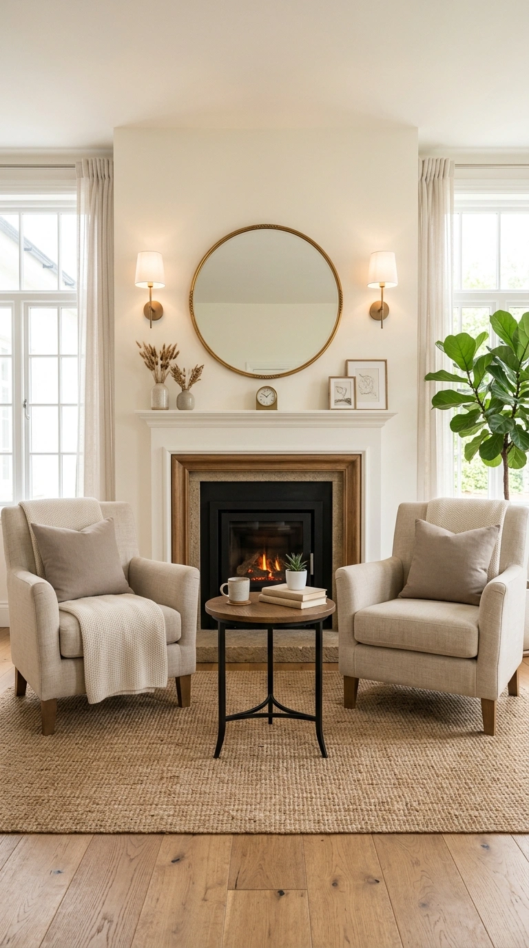Small Living Room Layouts That Actually Work (22 Ideas) 13 012 Symmetrical Chair Pairing A small living room with 2