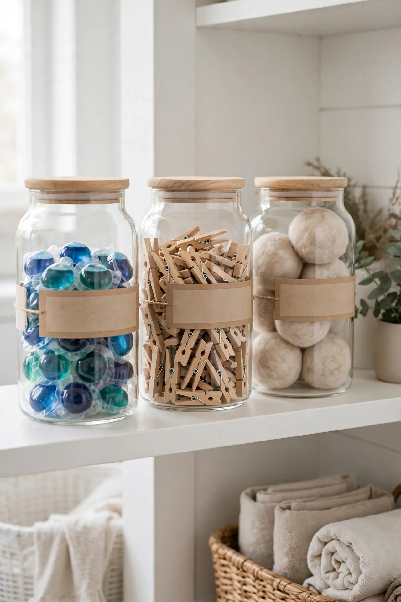 07 Labeled Glass Jars