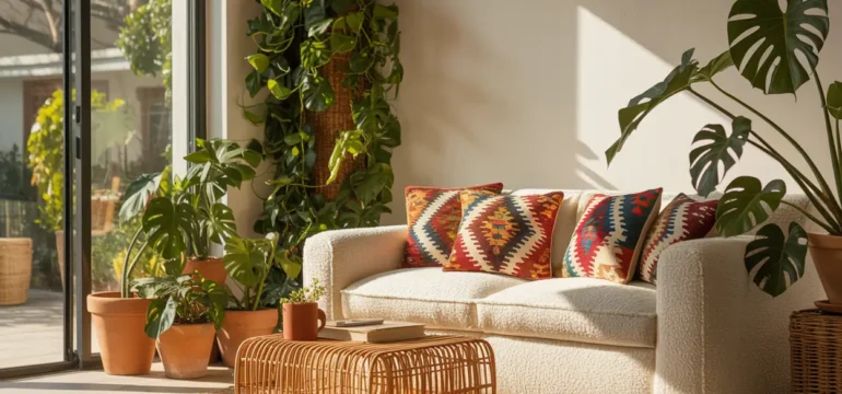 23 Budget Boho Living Rooms That Look Anything But Cheap 1 23 Budget Boho Living Rooms That Look Anything But Cheap