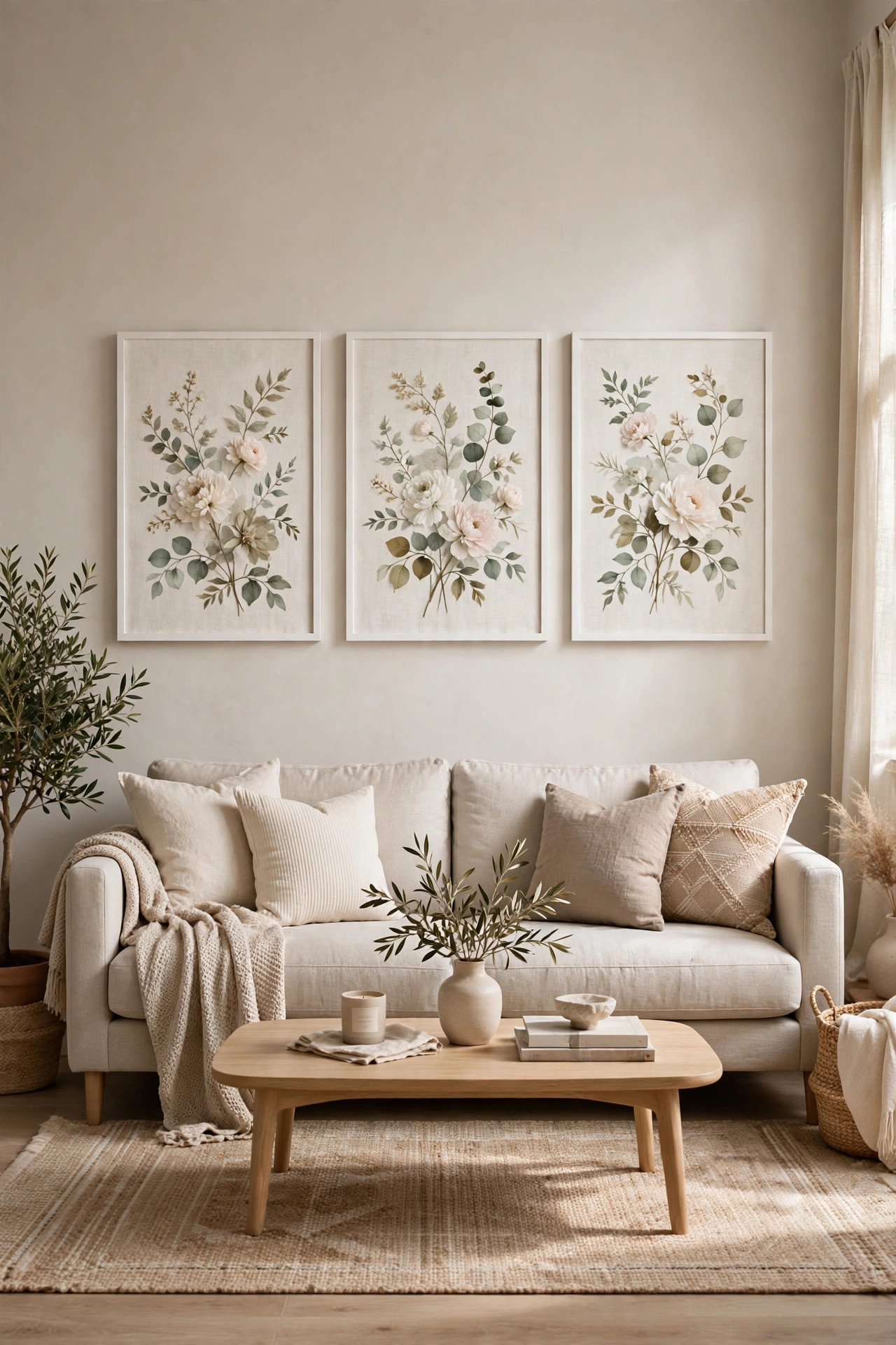 22 DIY Wall Art Ideas Anyone Can Make 2 Framed Fabric Panels