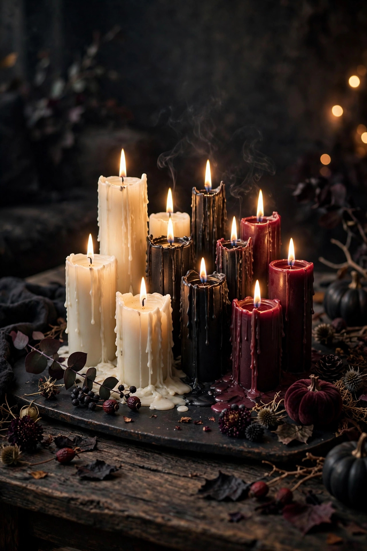 Moody Candle Clusters