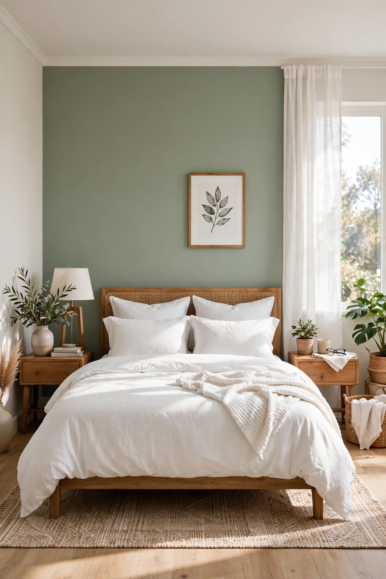 Sage Accent Wall