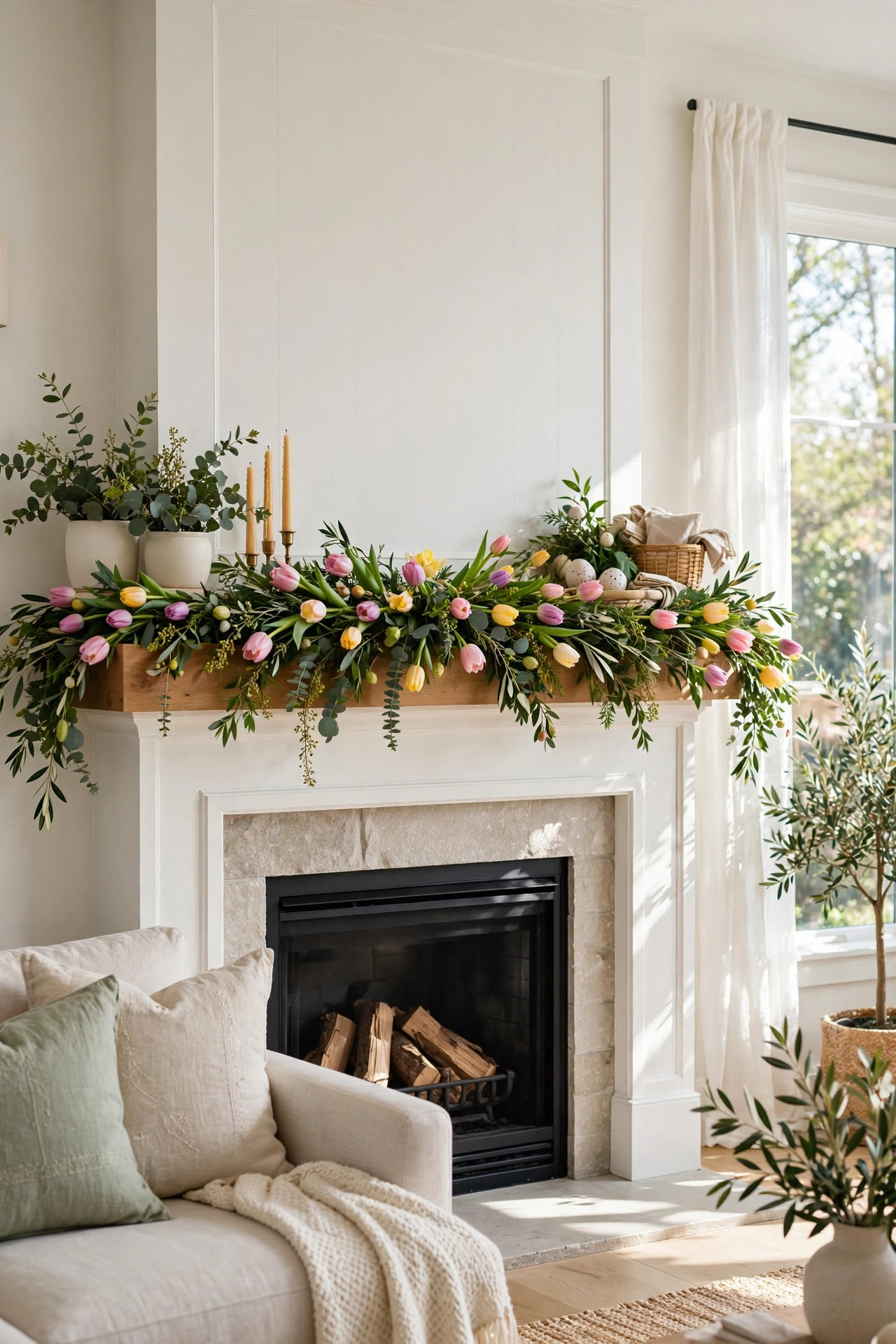 Spring Floral Garland