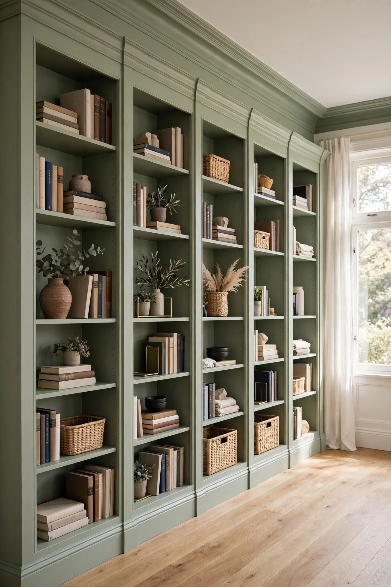 Billy bookcase built ins