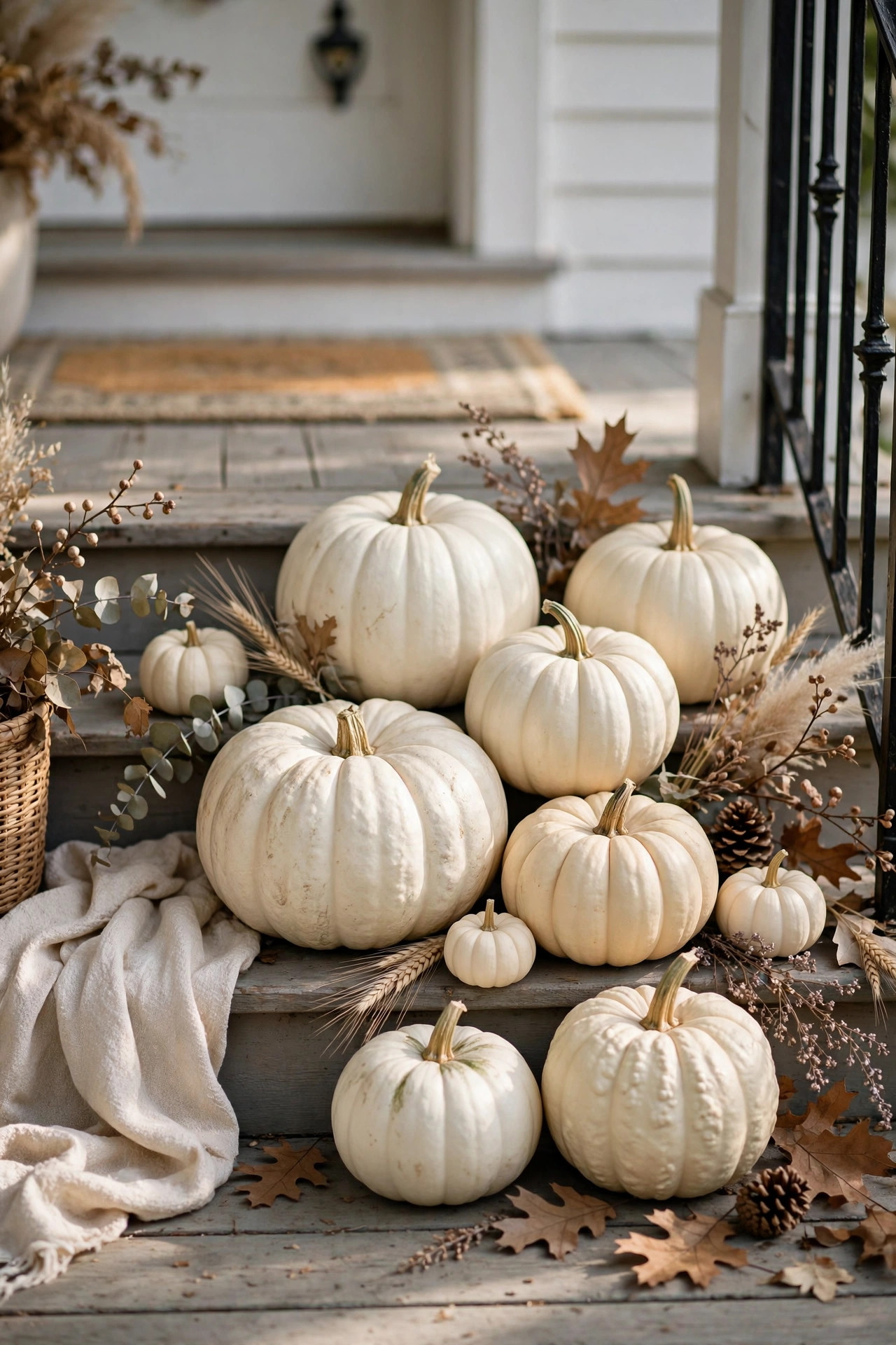 Chic White Pumpkins