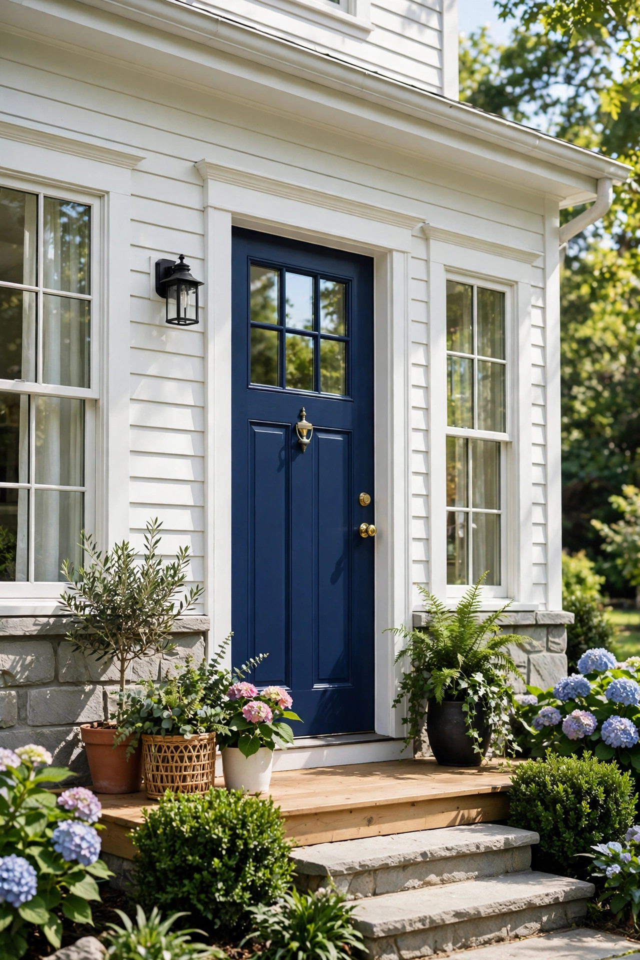 Painted Front Door Pop