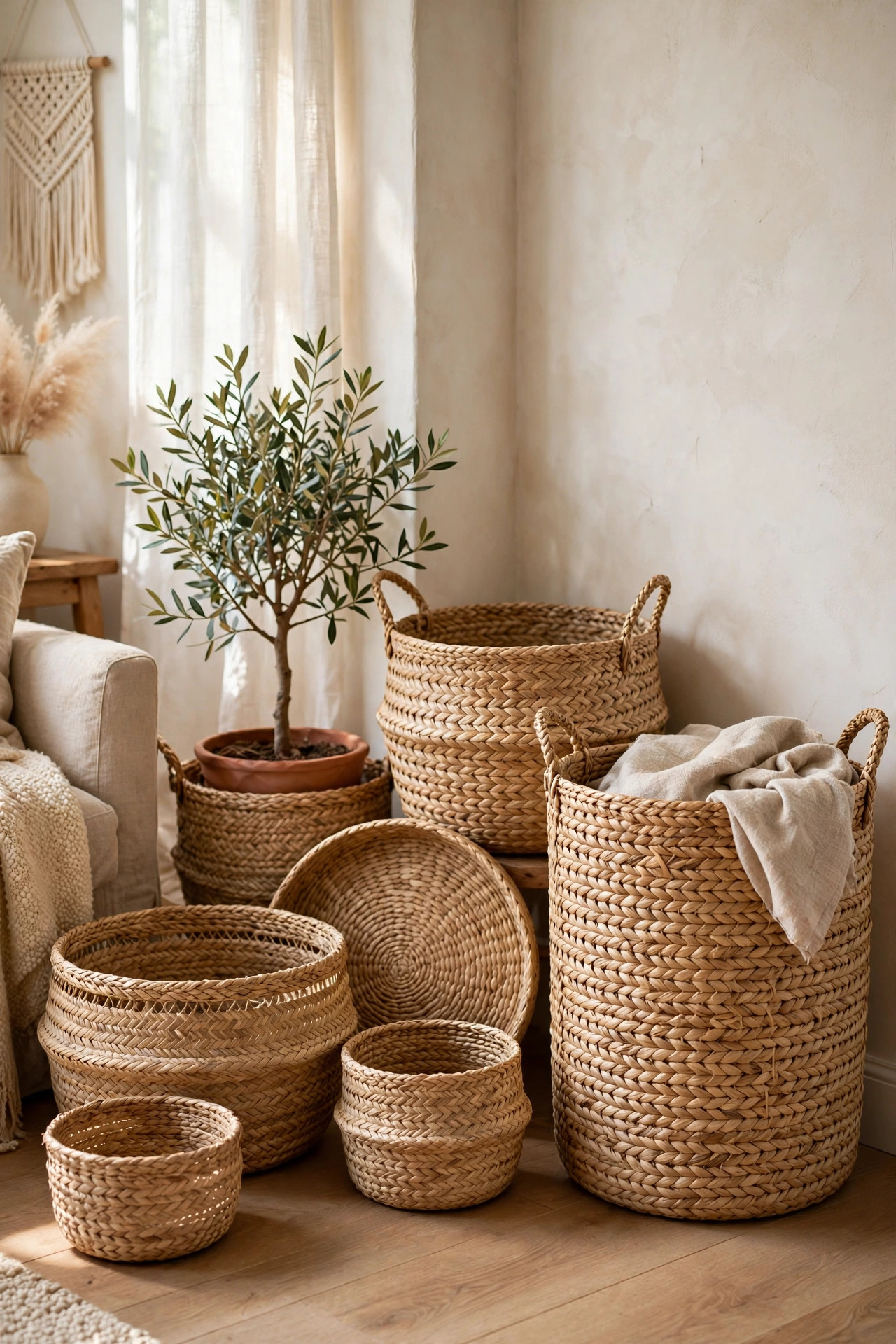 Woven Seagrass Baskets
