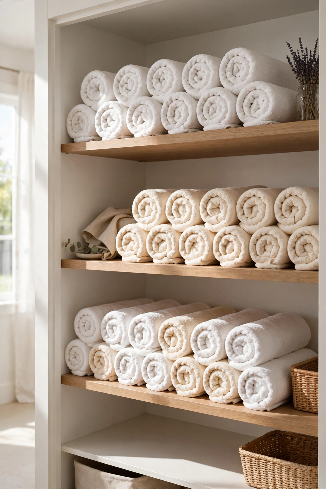 Rolled Towel Display