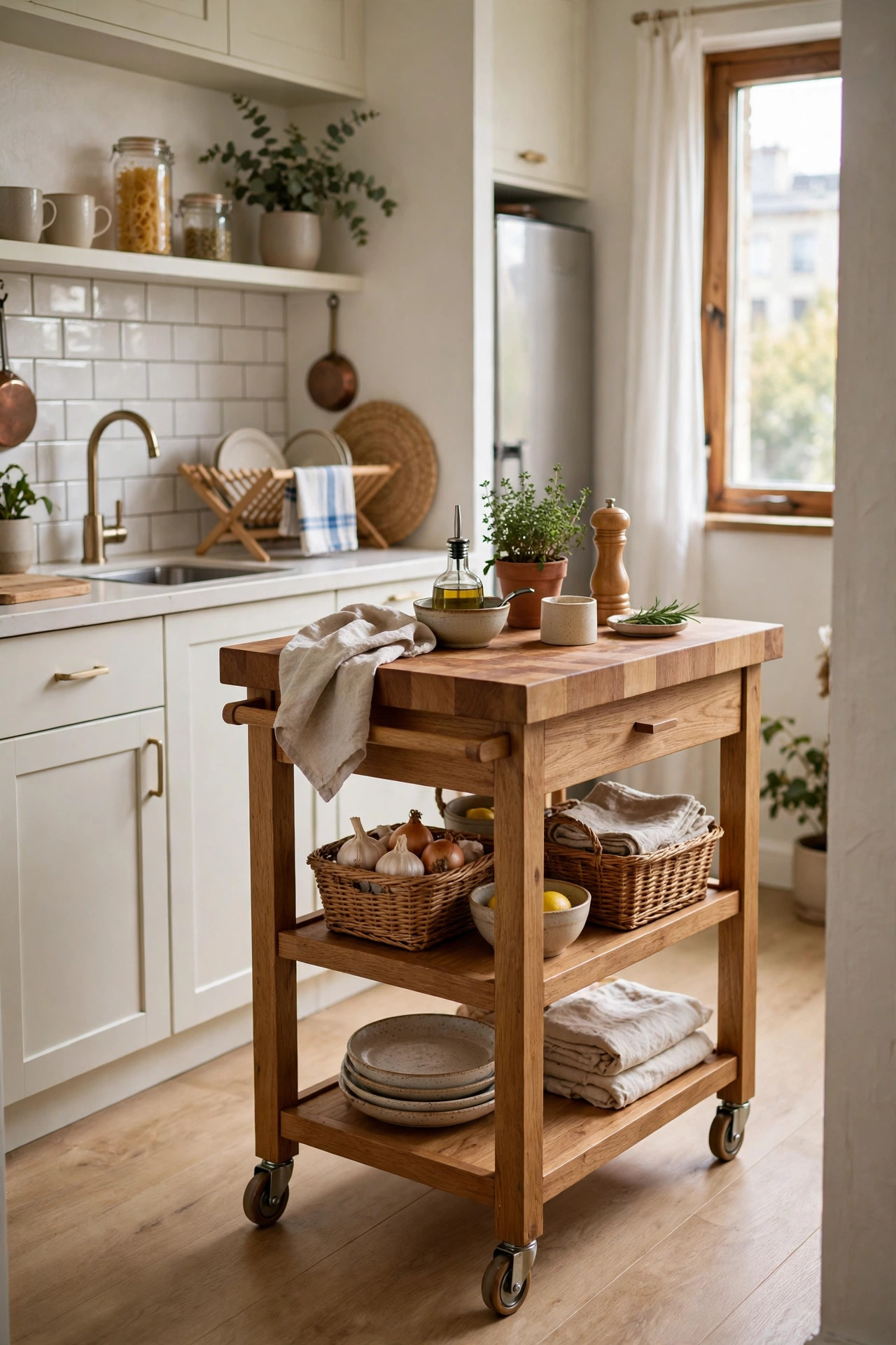 Rolling Kitchen Cart