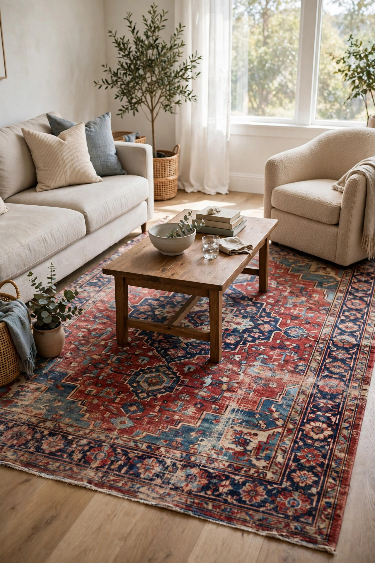 A Secondhand Persian Rug Underfoot