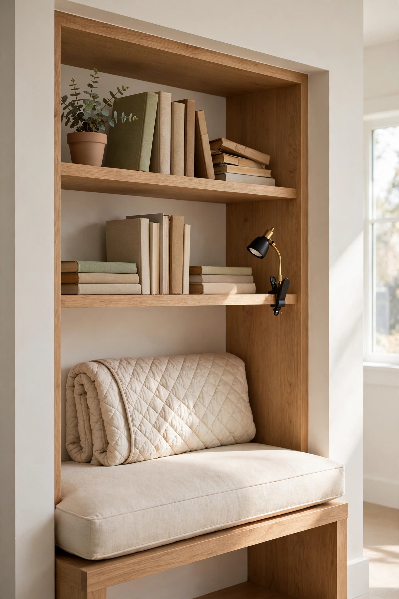 Bookshelf Alcove Bench