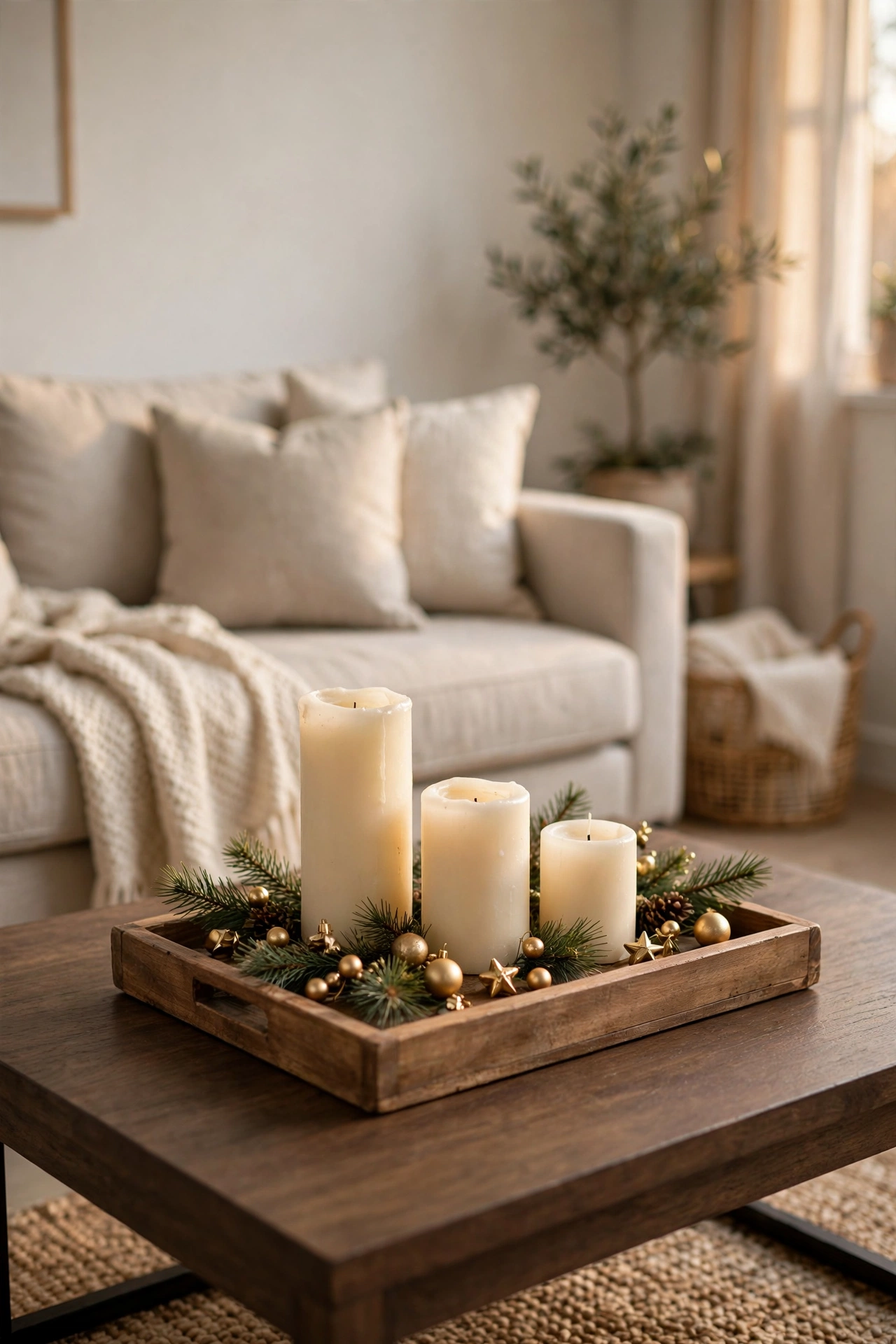 Candlelit Coffee Table