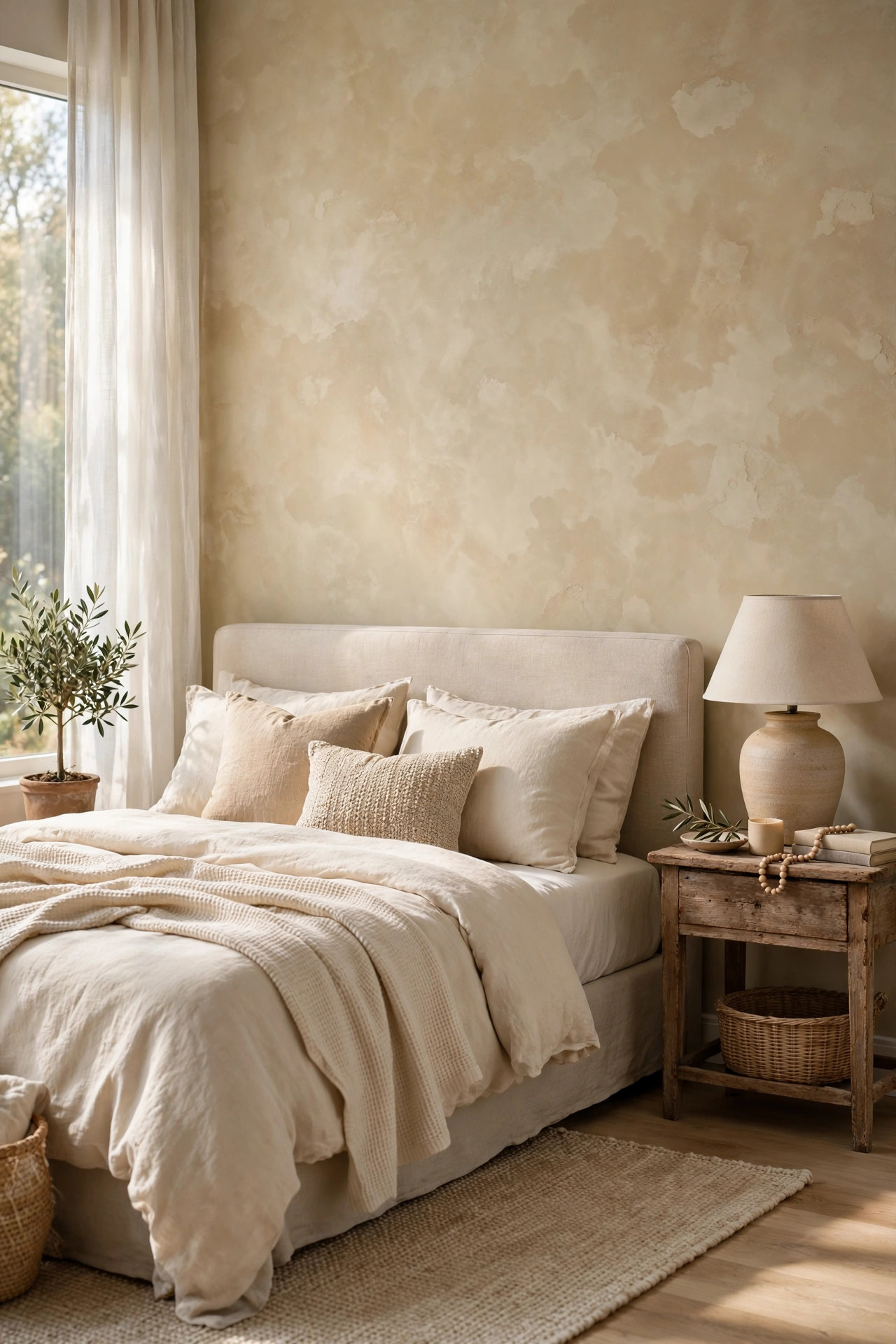 18 Accent Wall Ideas That Aren't Just Paint 5 Limewash Finish