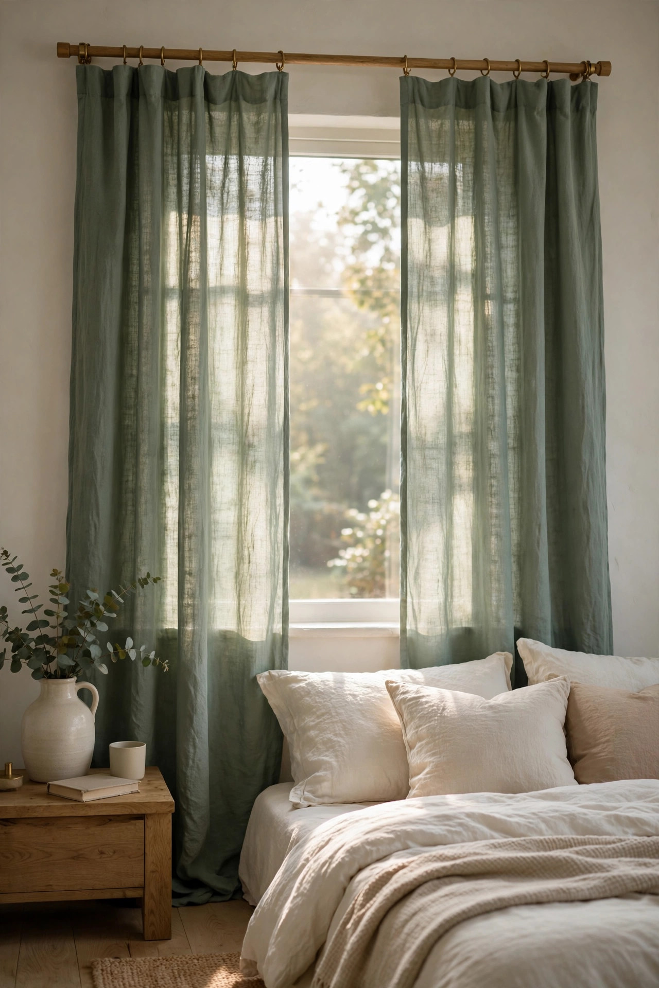 Sage Curtain Panels