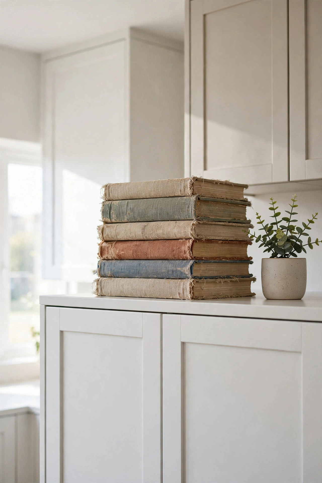Vintage Cookbook Display