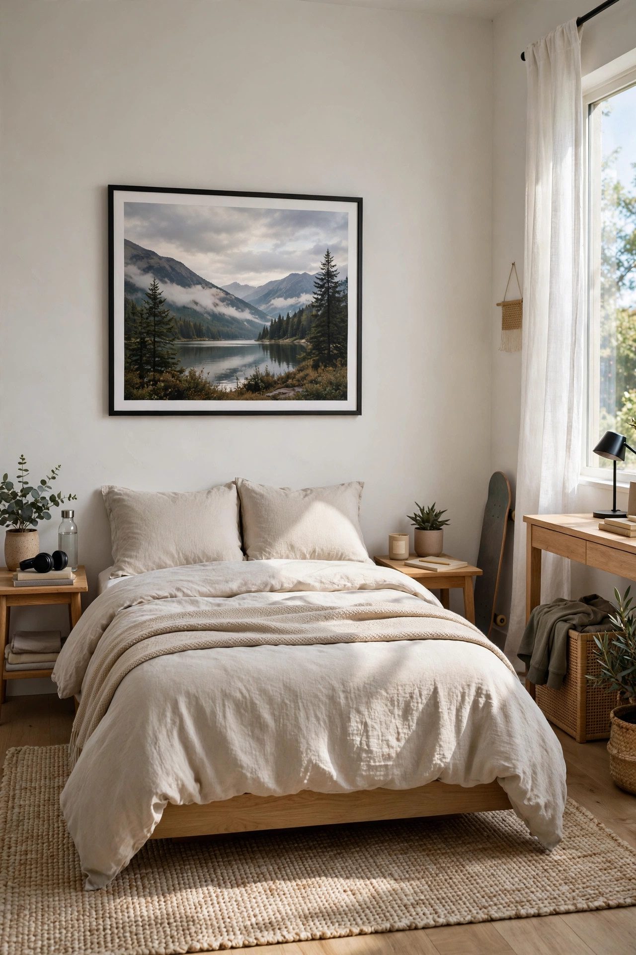 17 Teen Bedroom Ideas That Feel Grown-Up 6 Statement Wall Art