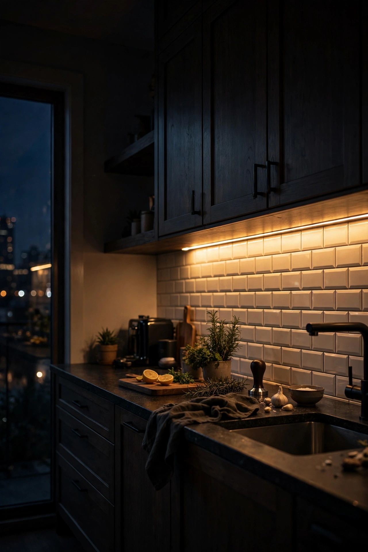 15 Layered Lighting Ideas Interior Designers Swear By 6 Under Cabinet Kitchen Glow