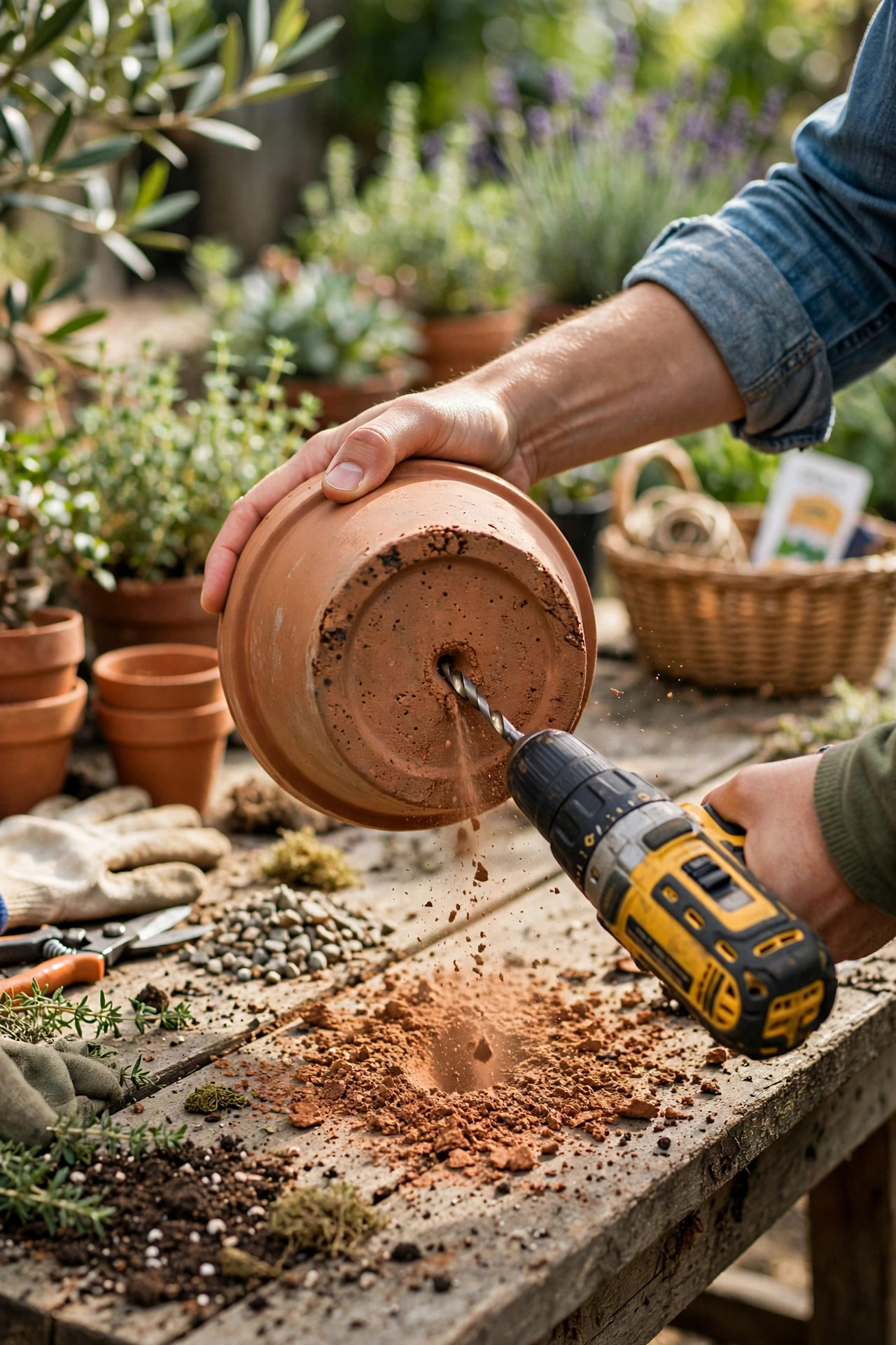 15 Container Garden Ideas for Beginners 7 Drill Drainage Holes in Everything