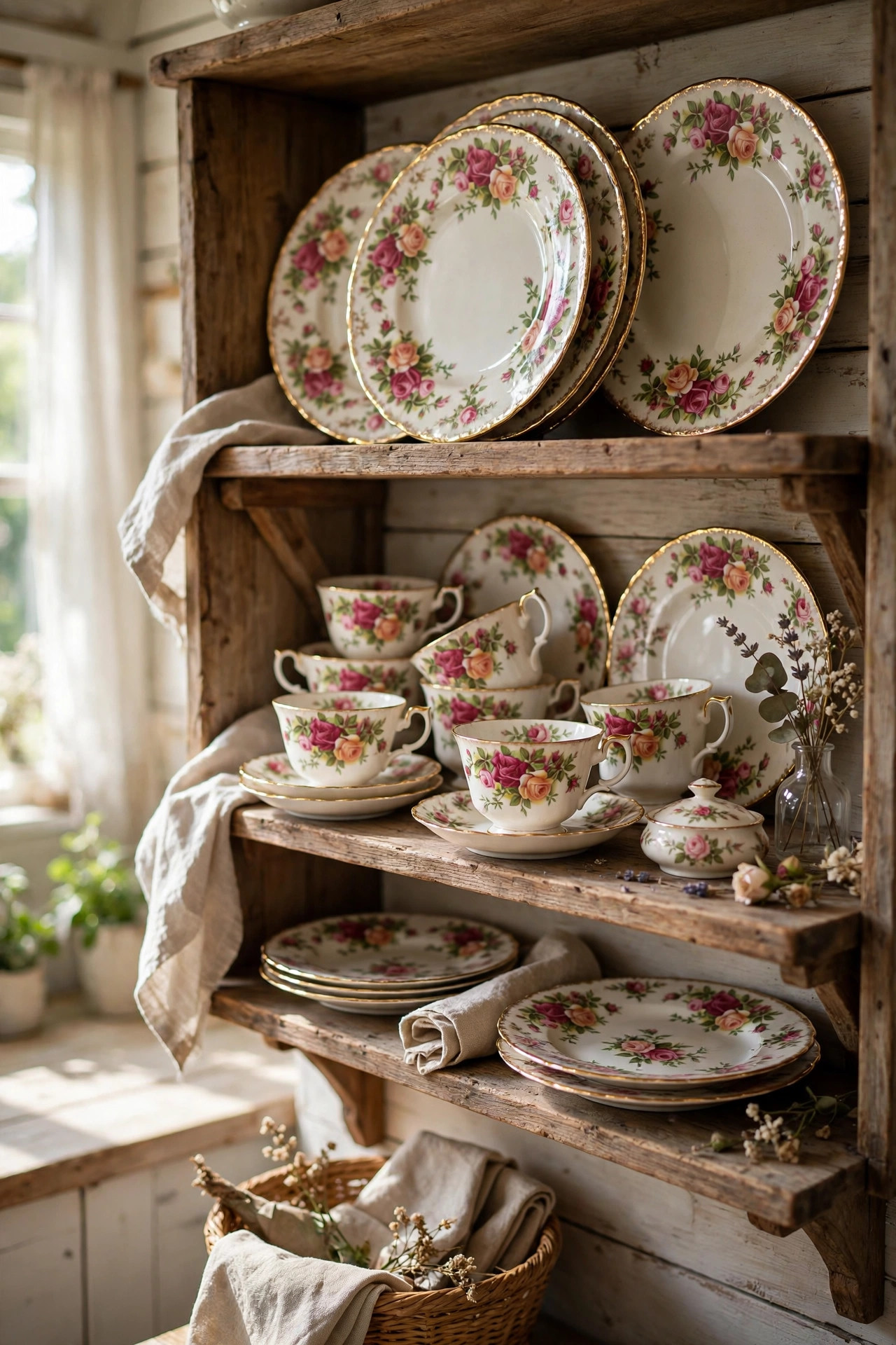 Grandmother's China Display