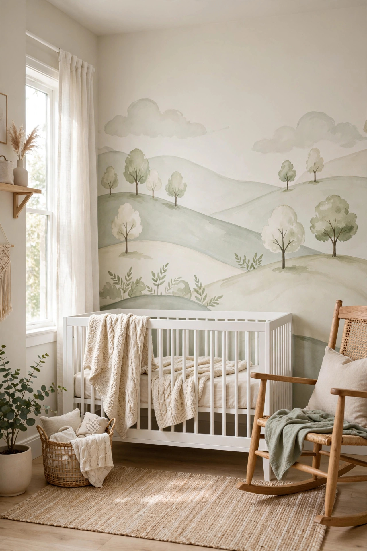 18 Accent Wall Ideas That Aren't Just Paint 7 Hand-Painted Mural