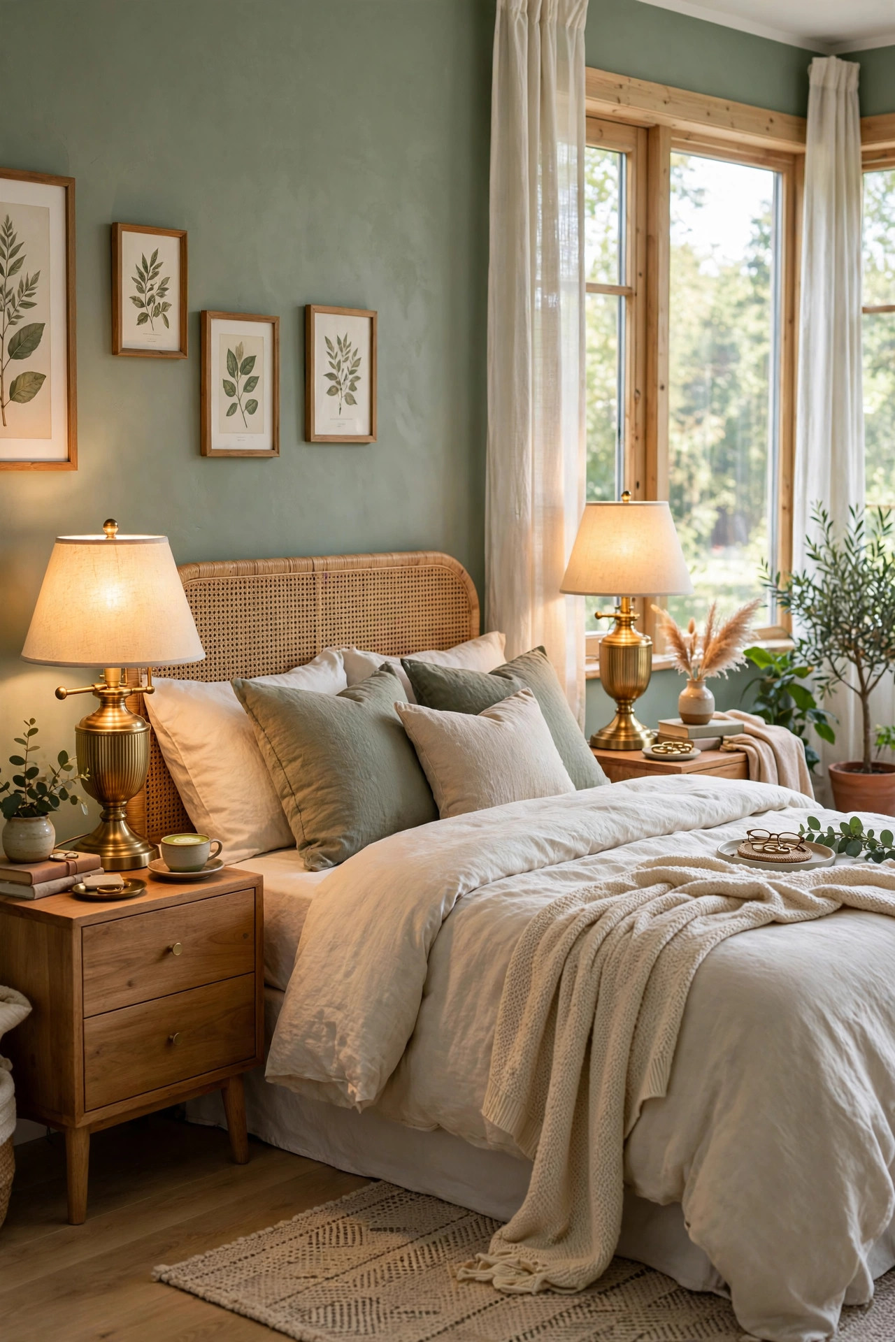 Sage and Brass Lighting