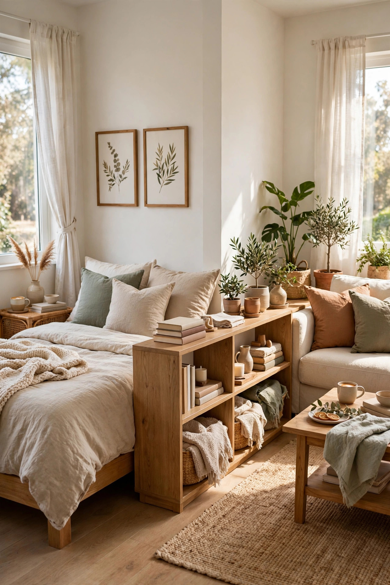 Bookshelf as a Room Divider