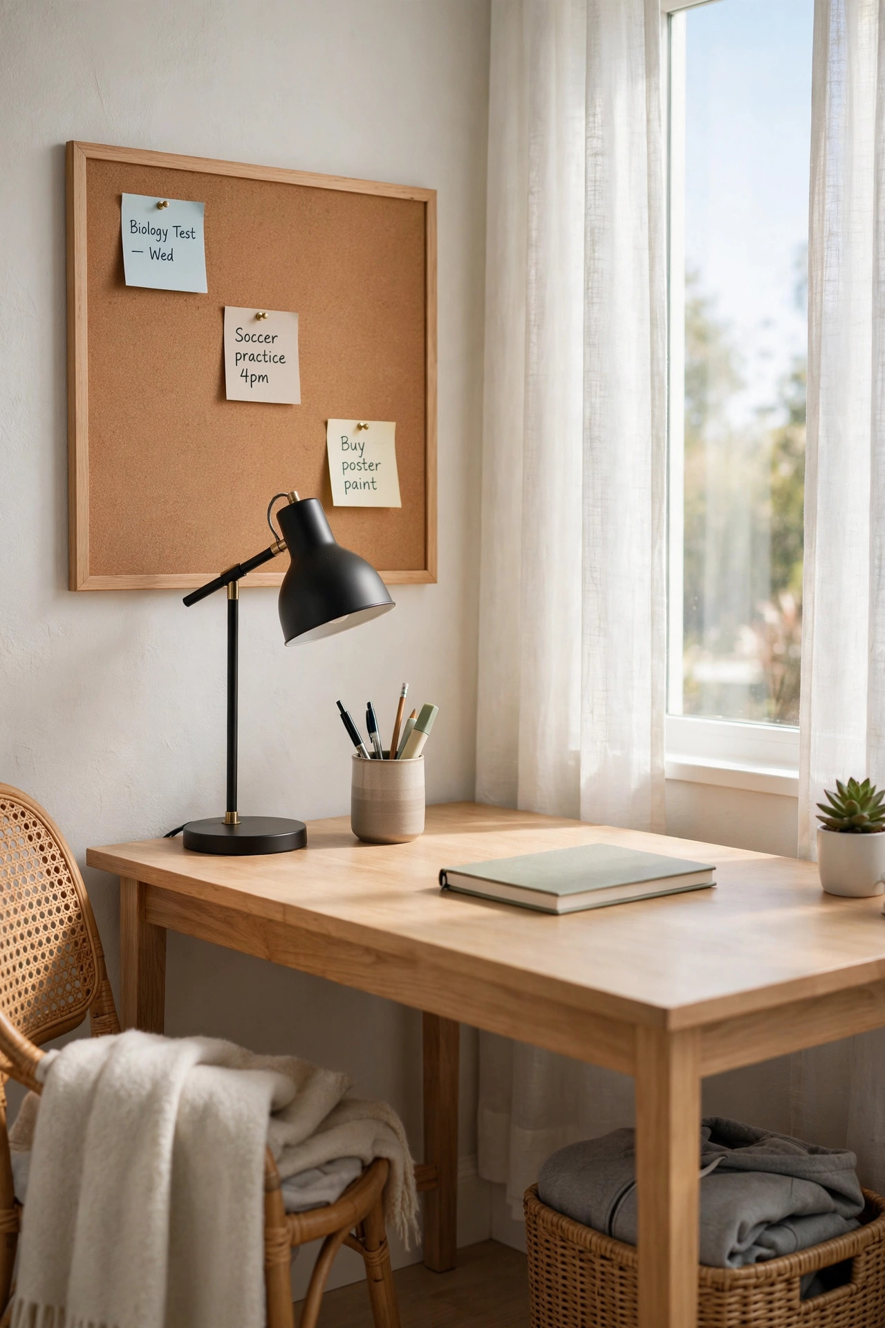 17 Teen Bedroom Ideas That Feel Grown-Up 8 Dedicated Desk Zone