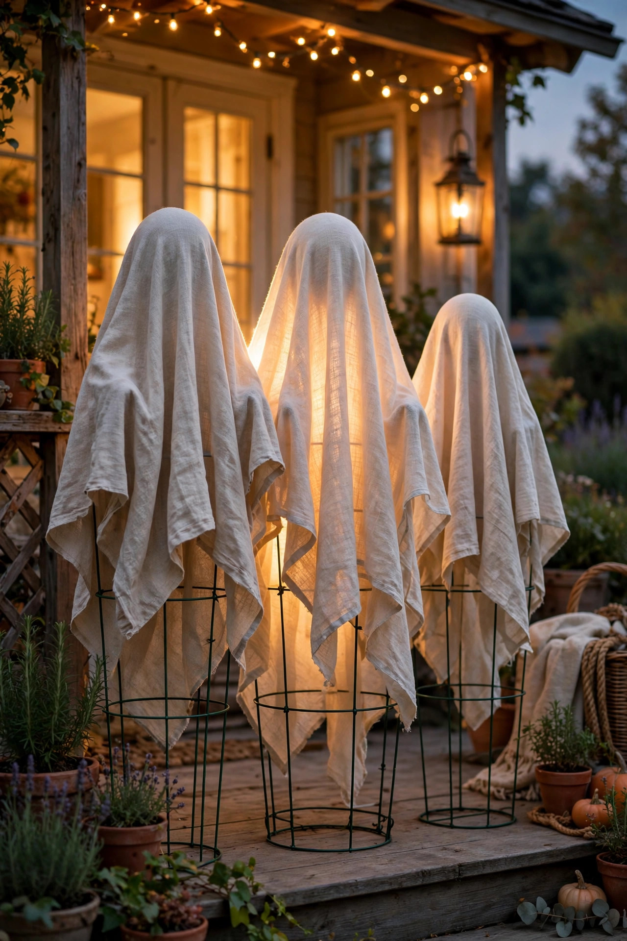 Linen Draped Ghosts