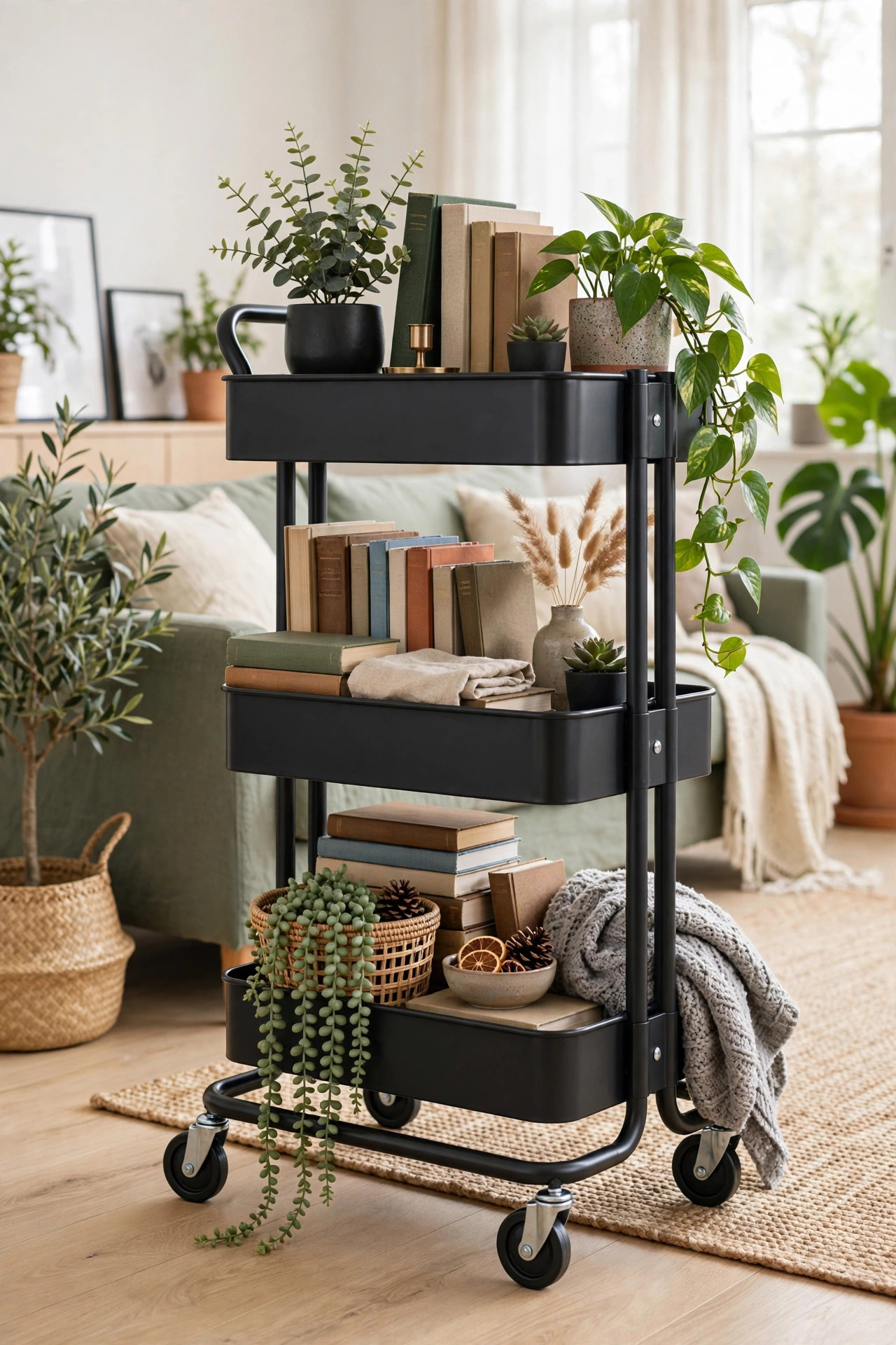 Styled Raskog cart
