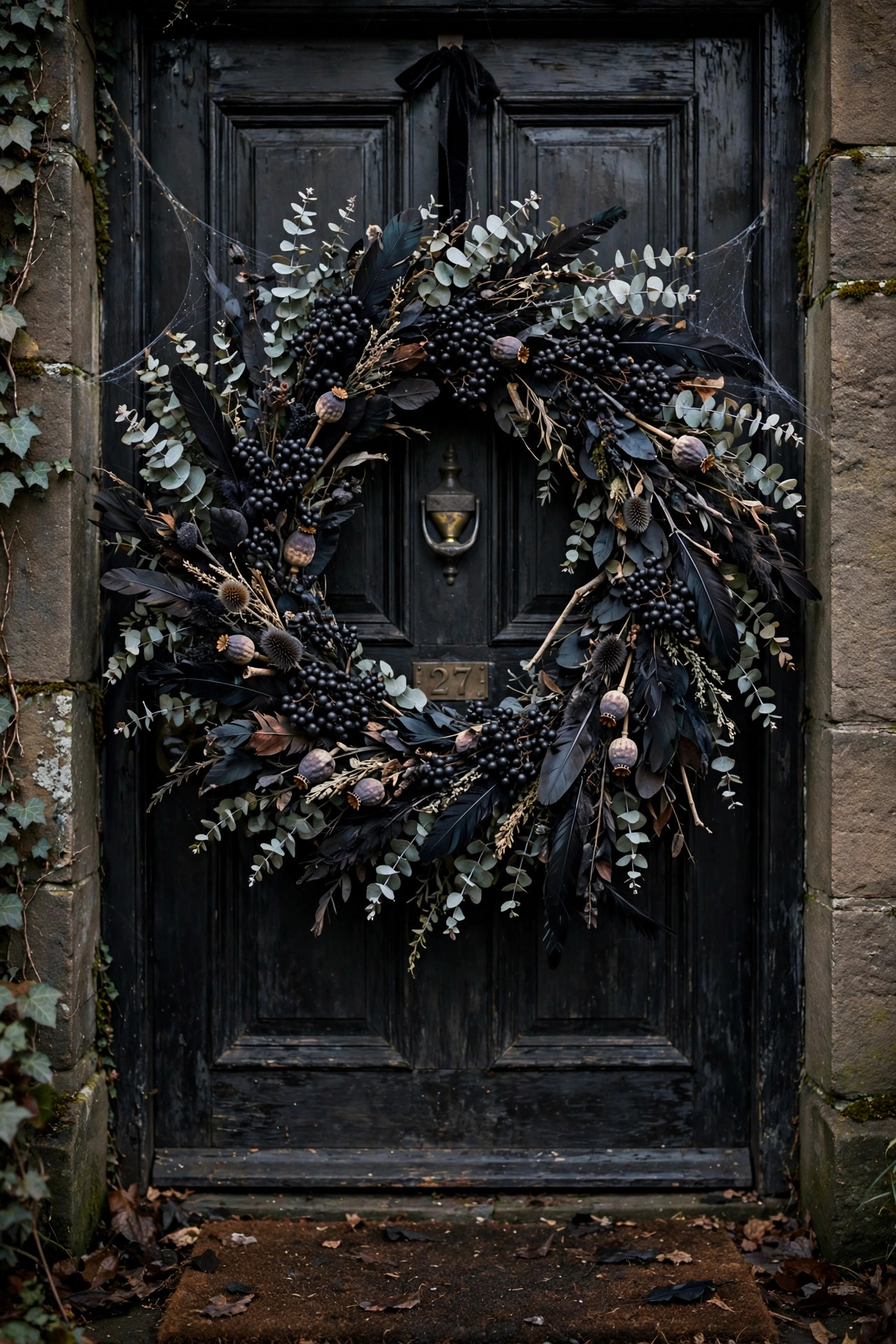 Dark Moody Wreath