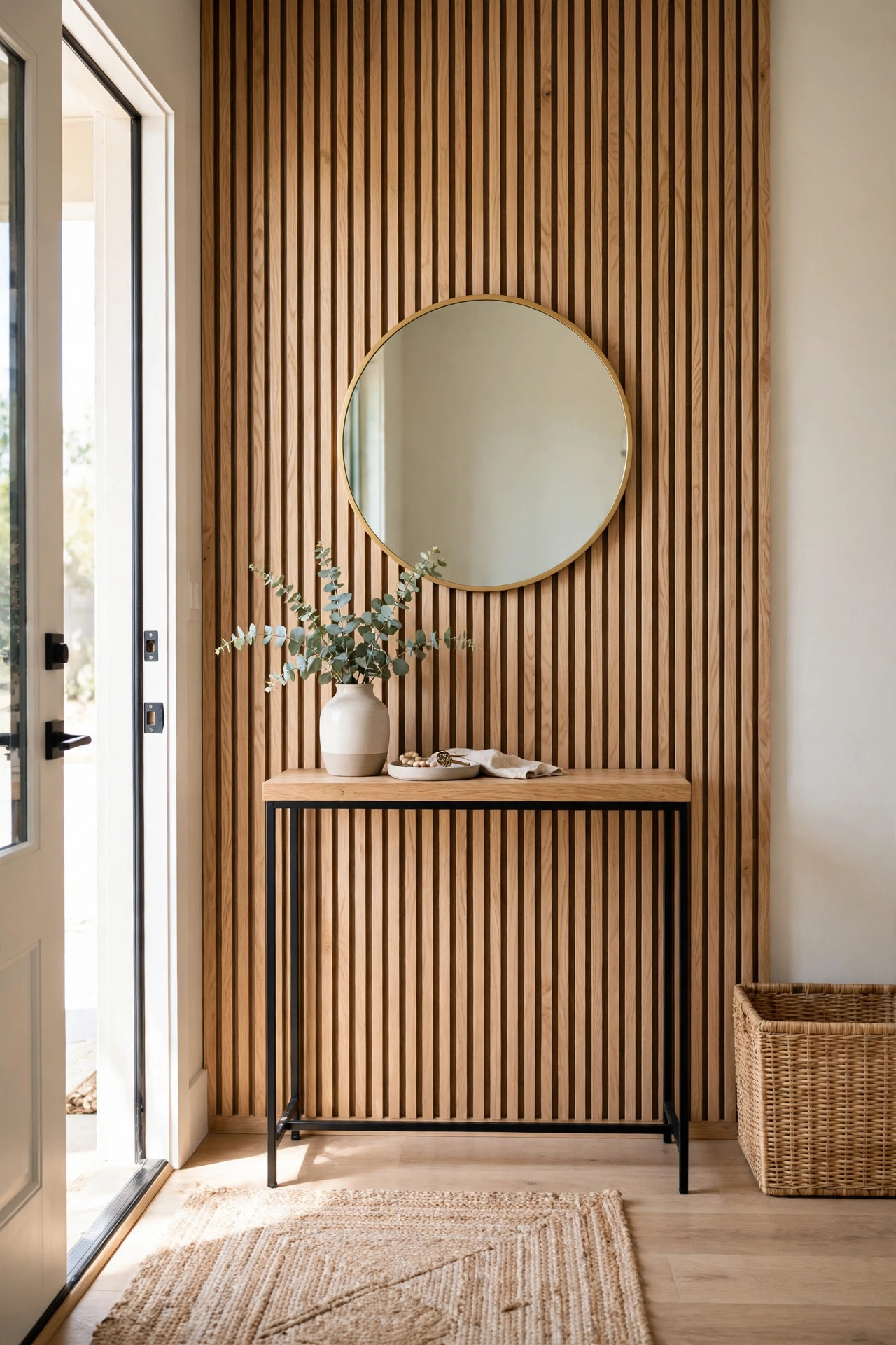 18 Accent Wall Ideas That Aren't Just Paint 9 Fluted Wood Slats
