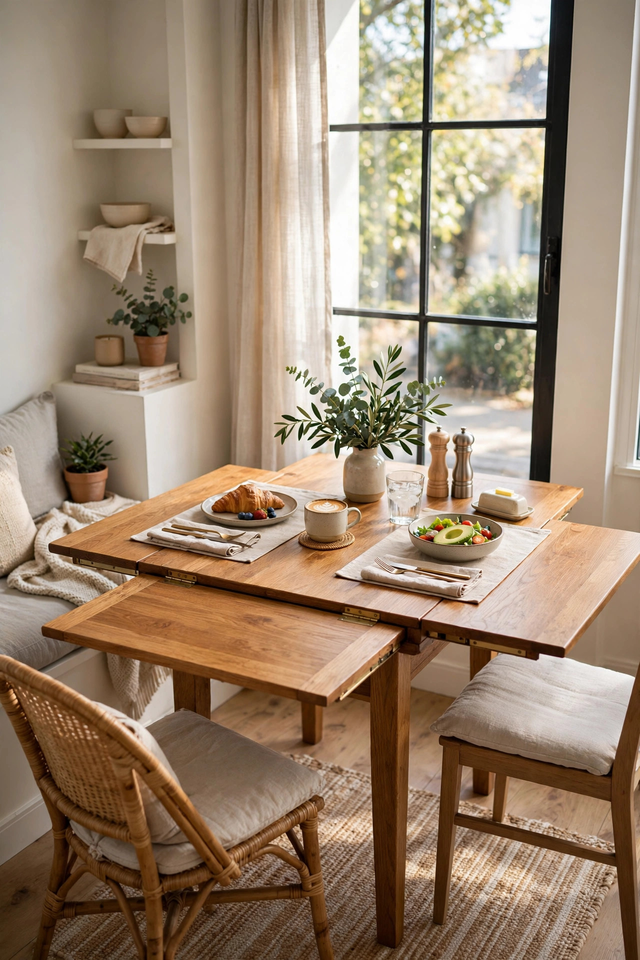 Folding Drop Leaf Table