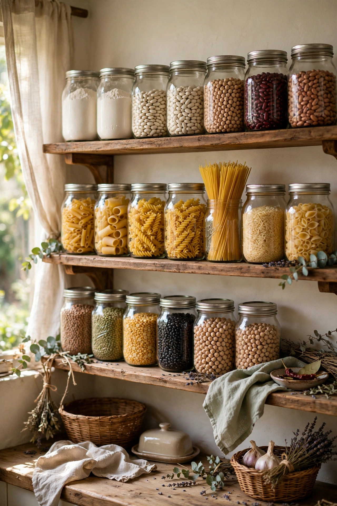Mason Jar Storage