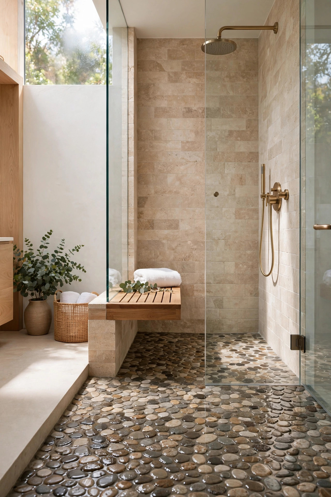 Pebble Stone Floor
