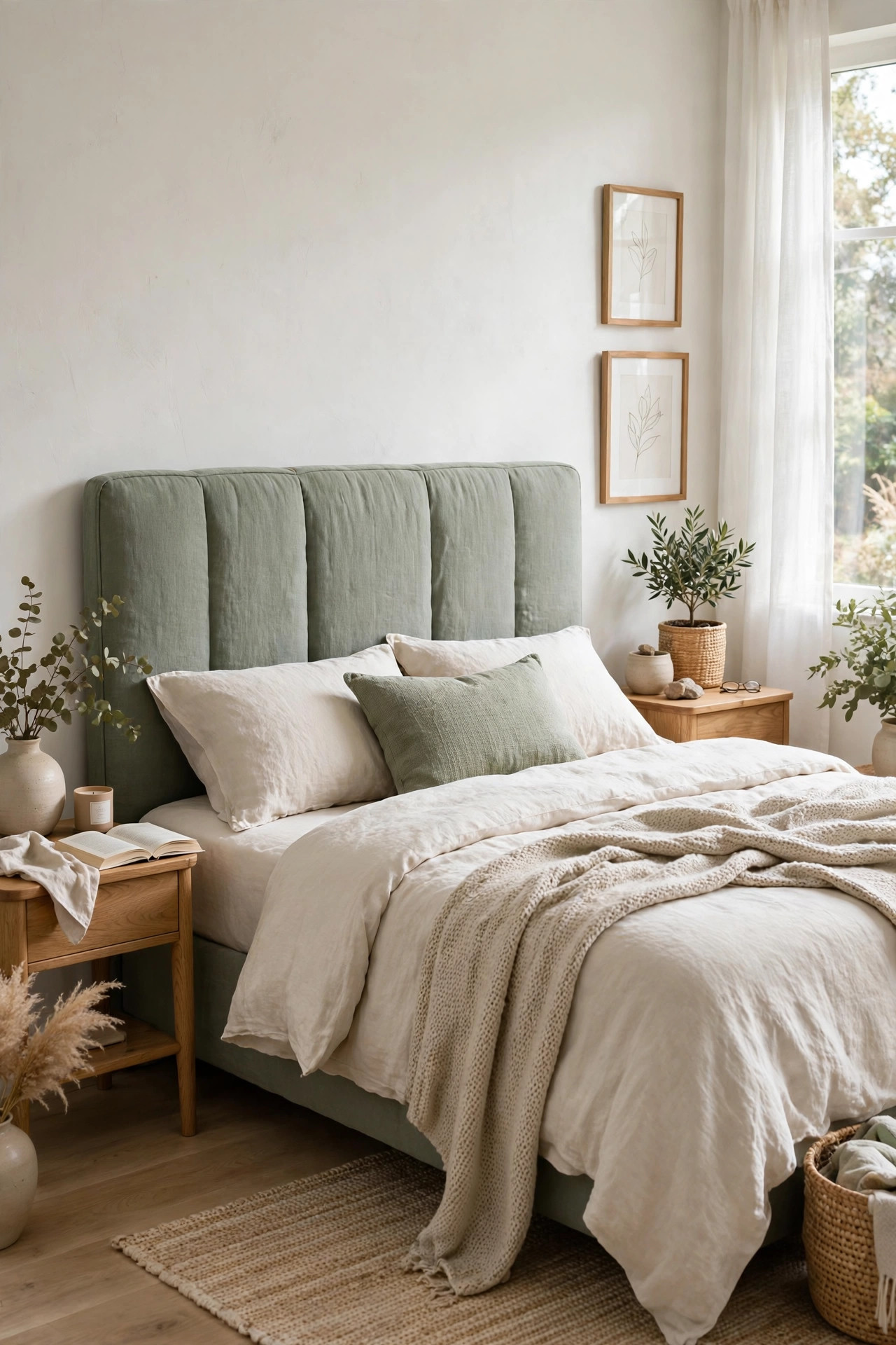 Sage Upholstered Headboard