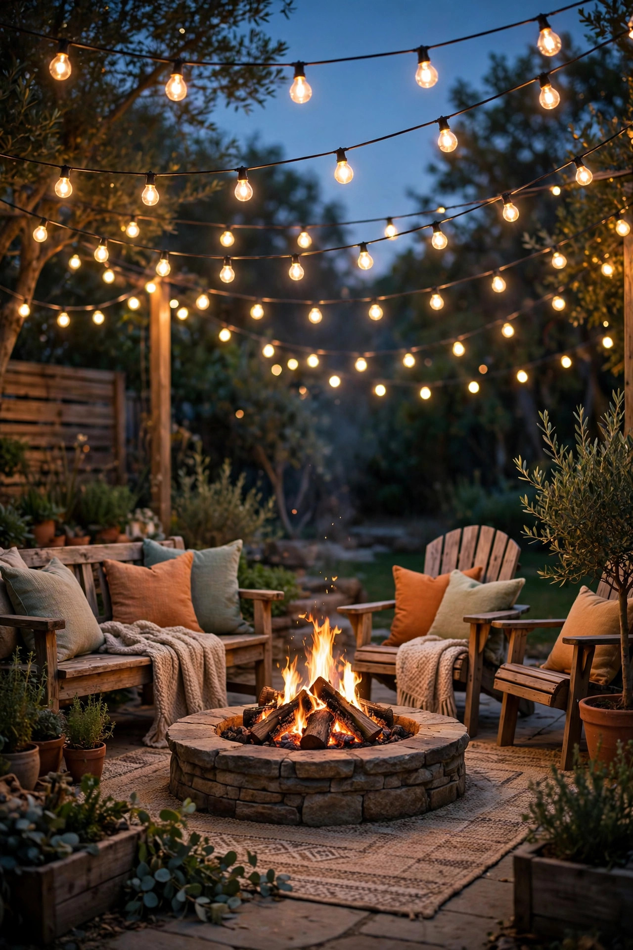 String Light Canopy