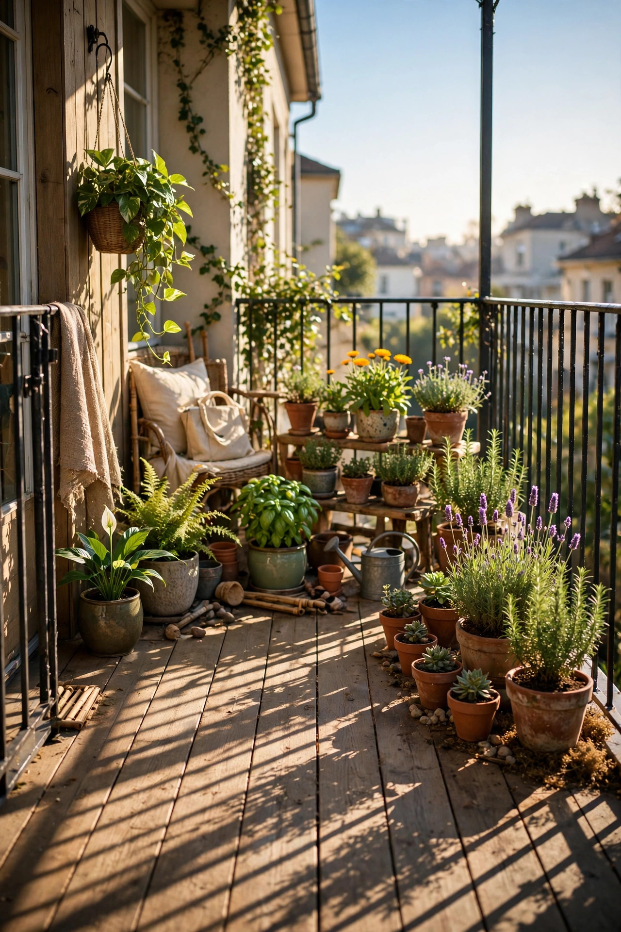 15 Container Garden Ideas for Beginners 9 Watch Your Sun Before You Plant