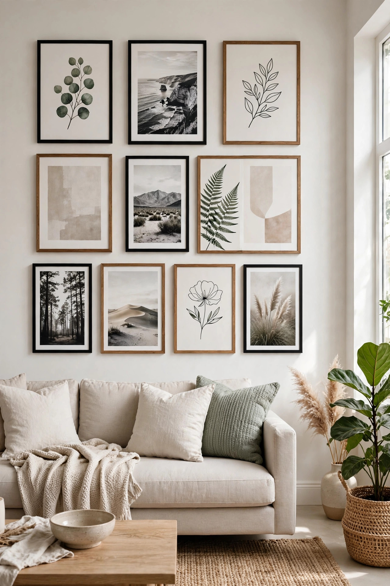 18 Accent Wall Ideas That Aren't Just Paint 10 Curated Gallery Wall