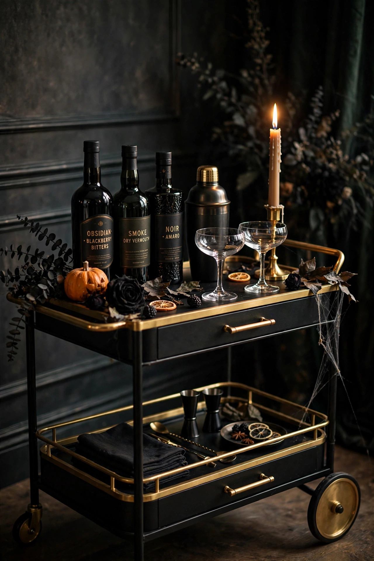 Styled Bar Cart